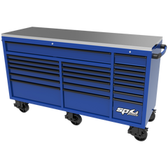 SP Tools - Roller Cabinet - Usa Series 73" Usa Series Blue/Black | SP44825BL