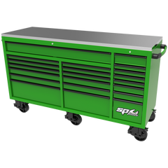 SP Tools - Roller Cabinet - Usa Series 73" Usa Series Green/Black | SP44825G