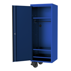 SP Tools - 27" Side Locker - USA Series 3 Shelf with Hang Rail Blue/Black | SP44885BL
