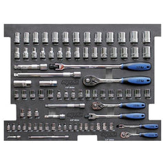 SP Tools - Toolkit 629 Piece Metric/SAE - Tech Series 14 Drawer Diamond Black Foamed | SP50444DX