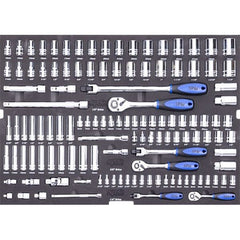SP Tools - 59" Toolkit 465 Piece Metric/SAE - USA Sumo Series 13 Drawer Black/Green | SP50805G