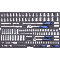 SP Tools - Eva Toolkit - 122Pc Metric/Sae- Socket And Accessories | SP50008