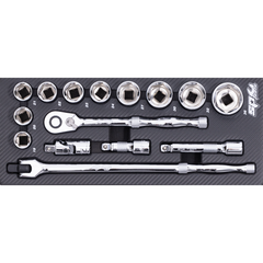 SP Tools - Eva Toolkit - 15Pc Metric - 1/2" | SP50011