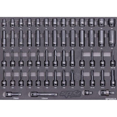 SP Tools - Toolkit 629 Piece Metric/SAE - Tech Series 14 Drawer Diamond Black Foamed | SP50444DX