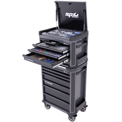 SP Tools - Toolkit 213Pc Metric - Tech Series 14 Drawer Diamond Black Foamed | SP50039DX