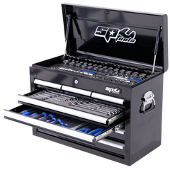 SP Tools - Toolkit 134Pc Metric/Sae - Custom Series 7 Drawer Black | SP50097