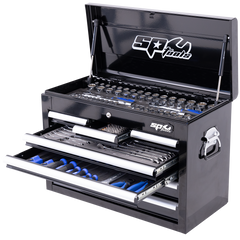 SP Tools - Toolkit 205 Piece Metric/SAE - Custom Series 7 Drawer Black | SP50099