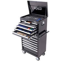 SP Tools - Toolkit 244Pc Metric/Sae - Custom Series 15 Drawer Black | SP50104