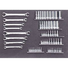 SP Tools - Toolkit 281 Piece Metric/SAE - Tech Series 7 Drawer Diamond Black Foamed | SP52255DX