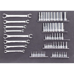 SP Tools - 59" Toolkit 465 Piece Metric/SAE - USA Sumo Series 13 Drawer Black/Green | SP50805G