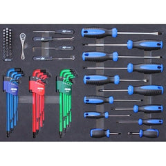 SP Tools - 59" Toolkit 730 Piece Metric/SAE - USA Sumo Series 13 Drawer Black | SP50815