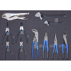 SP Tools - 59" Toolkit 730 Piece Metric/SAE - USA Sumo Series 13 Drawer Black | SP50815
