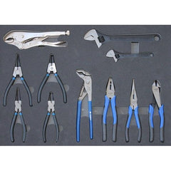 SP Tools - 59" Toolkit 465 Piece Metric/SAE - USA Sumo Series 13 Drawer Black/Green | SP50805G
