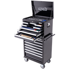 SP Tools - Toolkit 303Pc Metric/Sae - Custom Series 15 Drawer Black | SP50105