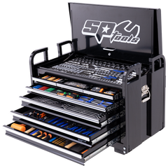 SP Tools - Off Road Series Field Service Tool Kit - 413 Piece - Metric/SAE - Black/Chrome | SP50115