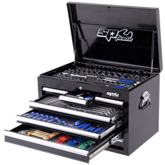 SP Tools - Toolkit 254Pc Metric/Sae - Custom Series 7 Drawer Black | SP50123