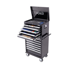 SP Tools - Toolkit 293 Piece Metric/SAE - Custom Series 14 Drawer Black | SP50125
