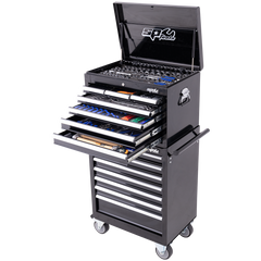SP Tools - Toolkit 293Pc Metric/Sae - Custom Series 14 Drawer Black | SP50125
