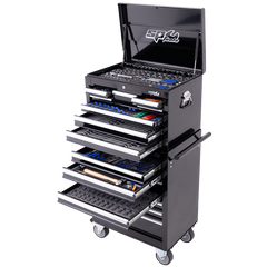 SP Tools - Toolkit 549 Piece Metric/SAE - Custom Series 15 Drawer Black | SP50164