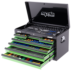 SP Tools - Toolkit 409Pc Metric/Sae - Sumo Series 7 Drawer Black/Green | SP50172
