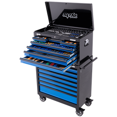 SP Tools - Toolkit 417Pc Metric/Sae - Sumo Series 14 Drawer Black/Blue | SP50176