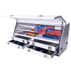 SP Tools - Toolkit 502pc Metric/Sae - Off-Road Truck Box 4 Drawer White | SP50333