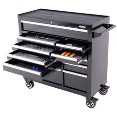 SP Tools - Toolkit 364Pc Metric/Sae - Custom Series Roller Cabinet 11 Drawer Black | SP50615