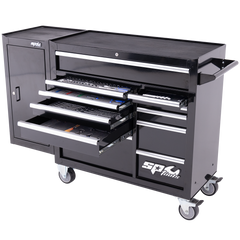 SP Tools - Toolkit 238 Piece Metric/SAE - Custom Series Roller Cabinet with Side Cabinet 11 Drawer Black Foamed | SP50626X