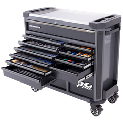 SP Tools - Toolkit 369 Piece Metric/SAE - Tech Series Roller Cabinet 13 Drawer Black Foamed | SP50765DX