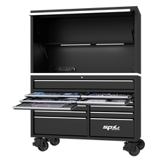 SP Tools - Toolkit 631Pc Metric/Sae - Usa Sumo Series 59" 13 Drawer Black | SP50810