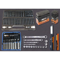 SP Tools - 59" Toolkit 730 Piece Metric/SAE - USA Sumo Series 13 Drawer Black | SP50815