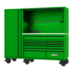 SP Tools - Toolkit 730Pc Metric/Sae - Usa Sumo Series 59" 13 Drawer Green | SP50815G