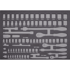 SP Tools - Eva Insert Empty - Sockets & Accessories (Suit Sp50004) | SP50904