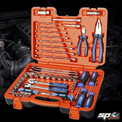 SP Tools - 3/8" Drive Toolkit 65 Piece Metric/SAE - 12 Point in X-Case | SP51204