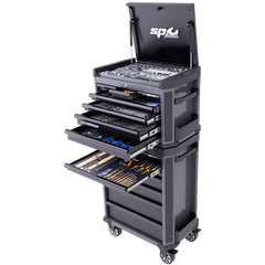 SP Tools - Toolkit 336 Piece Metric/SAE - Tech Series 14 Drawer Diamond Black Foamed | SP52295DX