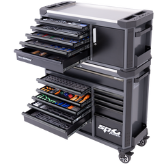 SP Tools - Toolkit 631pc Metric/Sae - Tech Series 18 Drawer Diamond Black Foamed | SP52387DX