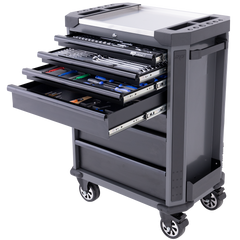 SP Tools - Toolkit 230Pc Metric - Tech Series Roller Cabinet Starter Technician 7 Drawer Diamond Black Foamed | SP52525DX