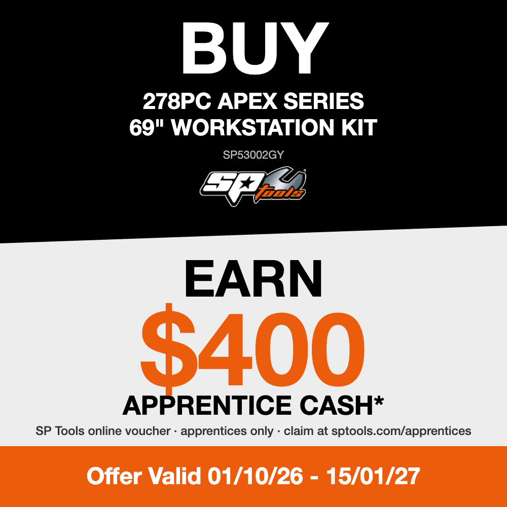 SP Tools Apprentice Cash Q4 2026 - SP53002GY