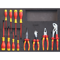 SP Tools - Eva Toolkit 12Pc - Vde Insulated Scewdrivers And Pliers | SP55910