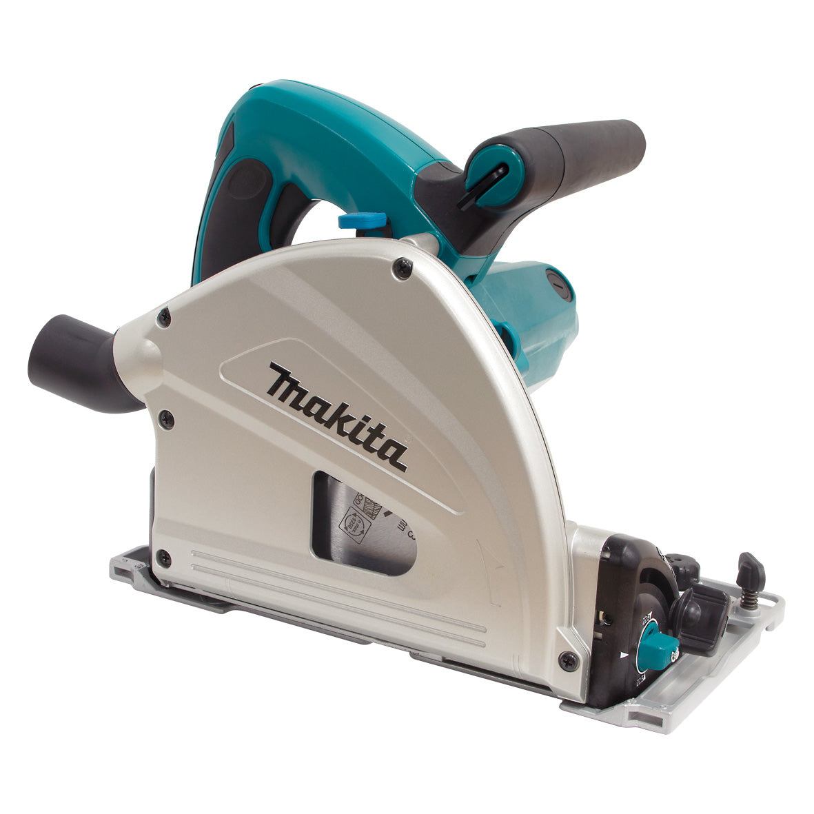 Makita Tools - 165mm (6-1/2") Plunge Cut Circular Saw Kit -  Includes 2 x 1400mm tracks joiners 2 x G-clamps track bag & PCD fibre cement blade | SP6000JT2X