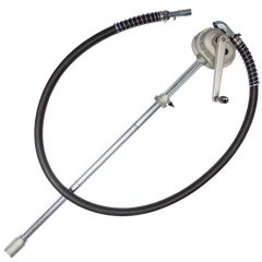 SP Tools - Fluid Transfer - Pump Rotary Drum Aluminium W/Rubber Hose 200L | SP65175