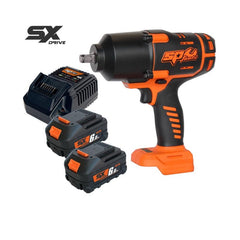 SP Tools - Cordless - 18V 1/2"dr Brushless Impact Wrench Kit - 6.0Ah X2 - Sx Drive | SP83130