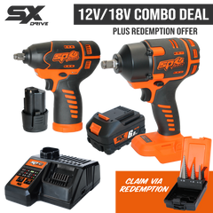 SP Cordless - Cordless - 12V/18V Impact Wrench Kit 2pc | SP83191