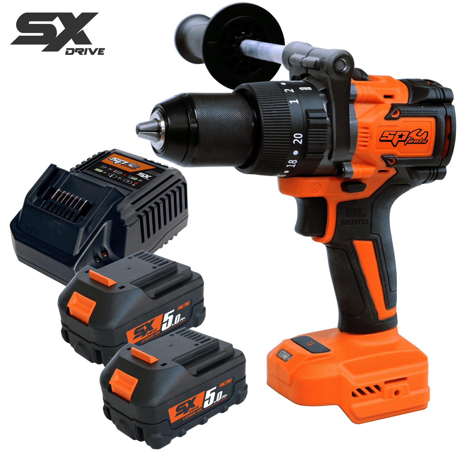 CORDLESS 18V HAMMER DRILL/DRIVER BRUSHLESS