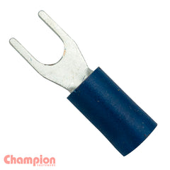 Champion - CRIMP TERMINALS SPADE BLUE 4mm | 22Y-4