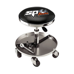 SP Tools - Workshop Swivel Seat with Storage Heavy Duty | SPR-55