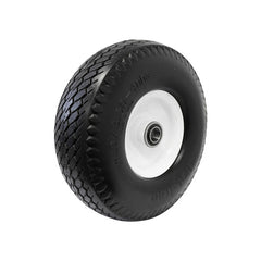 EHI - 3.50-4 Flat Free Pneumatic Steel 3/4 Bearing | SPW3.50-4PS3/4C