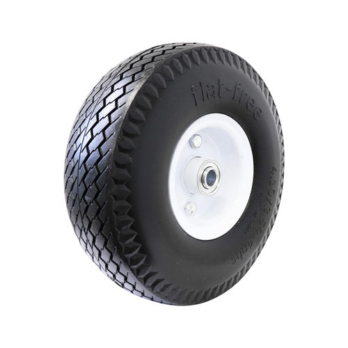 EHI - 3.50-4 Flat Free Pneumatic Steel 5/8 Bearing | SPW3.50-4PS5/8C