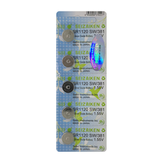 Powercell - Seizaiken 1.55V 53mAh Silver Oxide Button Cell Battery - GP381 | SR1120SWC5