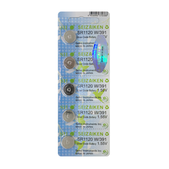 Powercell - Seizaiken 1.55V 80mAh Silver Oxide Button Cell Battery - GP391 | SR1120WC5